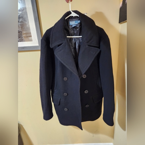 Polo by Ralph Lauren Wool Pea Coat Men Size XL - Picture 1 of 11